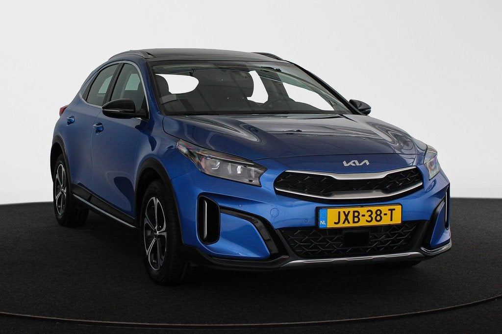 Kia XCeed 1.6 GDi PHEV DynamicPlusLine Panoramadak Elektrisc, XCeed, Blauw, Leder en Stof, Plug-in hybride