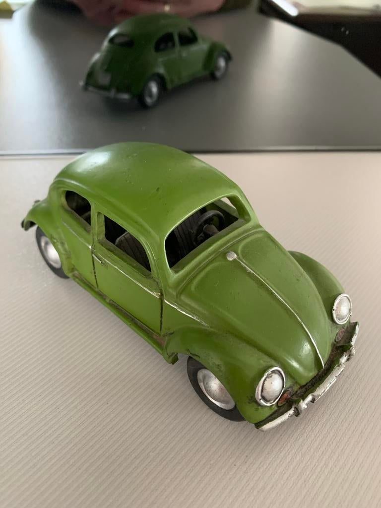 Vintage VW Kever Modelauto - Groen, Overige merken, Gebruikt, 1:50 of kleiner, Auto