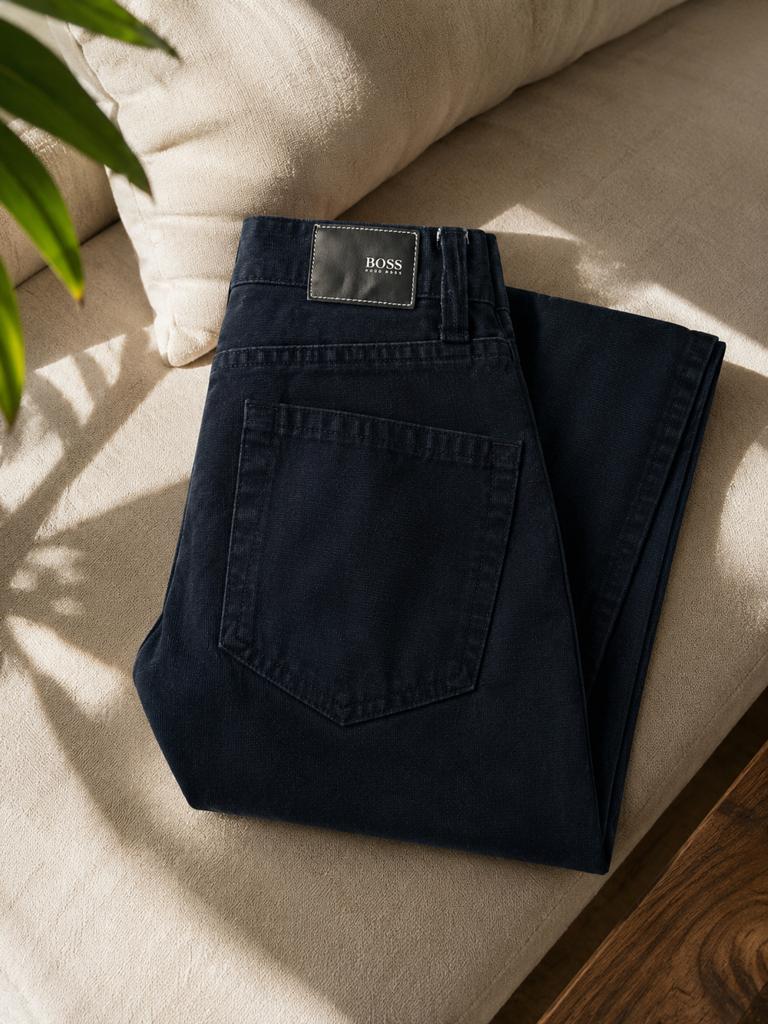 Hugo Boss Colorado Corduroy Broek - Nieuwstaat, Ophalen of Verzenden, Zo goed als nieuw, Maat 46 (S) of kleiner, Zwart