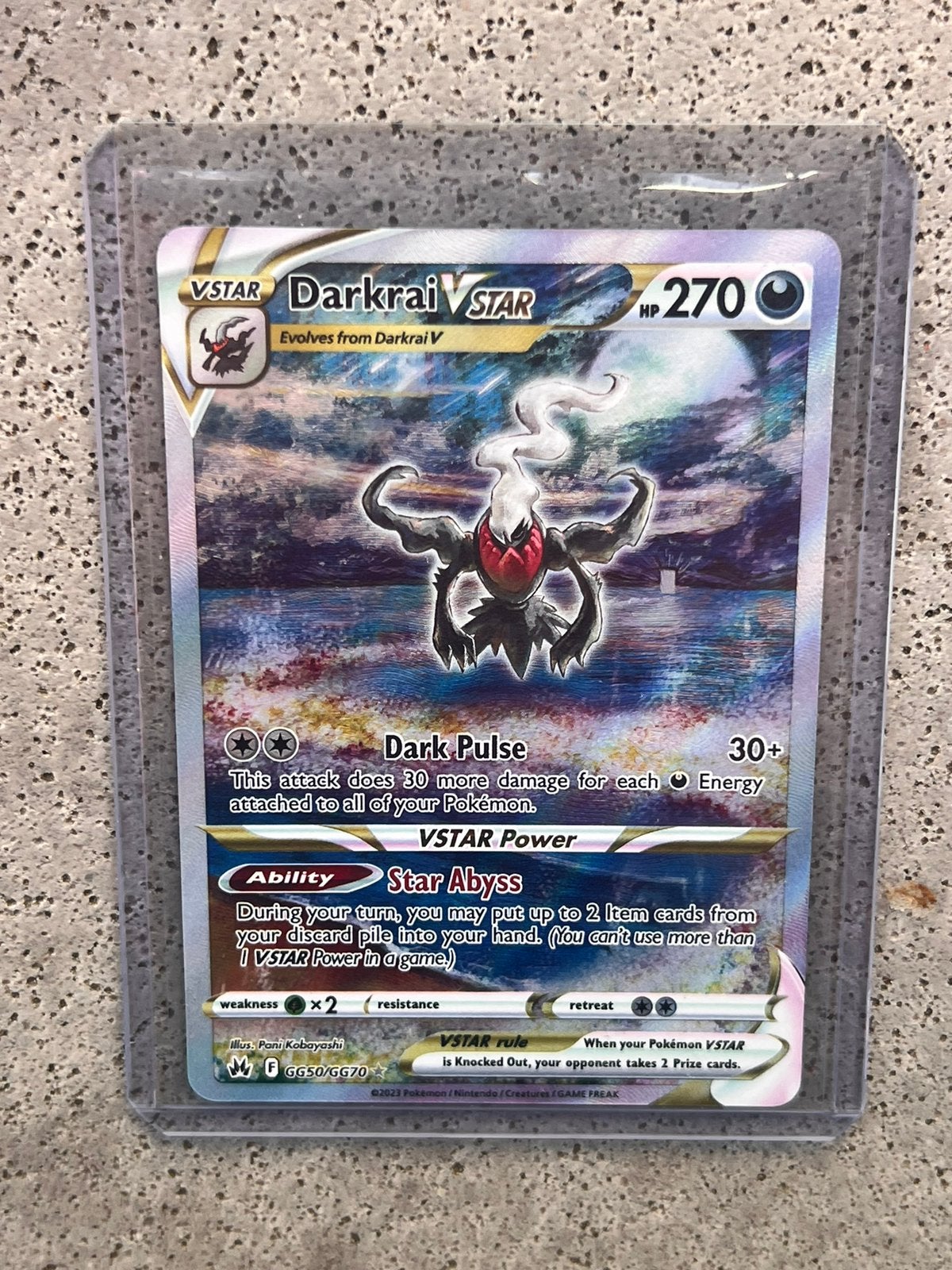 Darkrai Vstar Crown Zenith (Near Mint), Ophalen of Verzenden, Nieuw