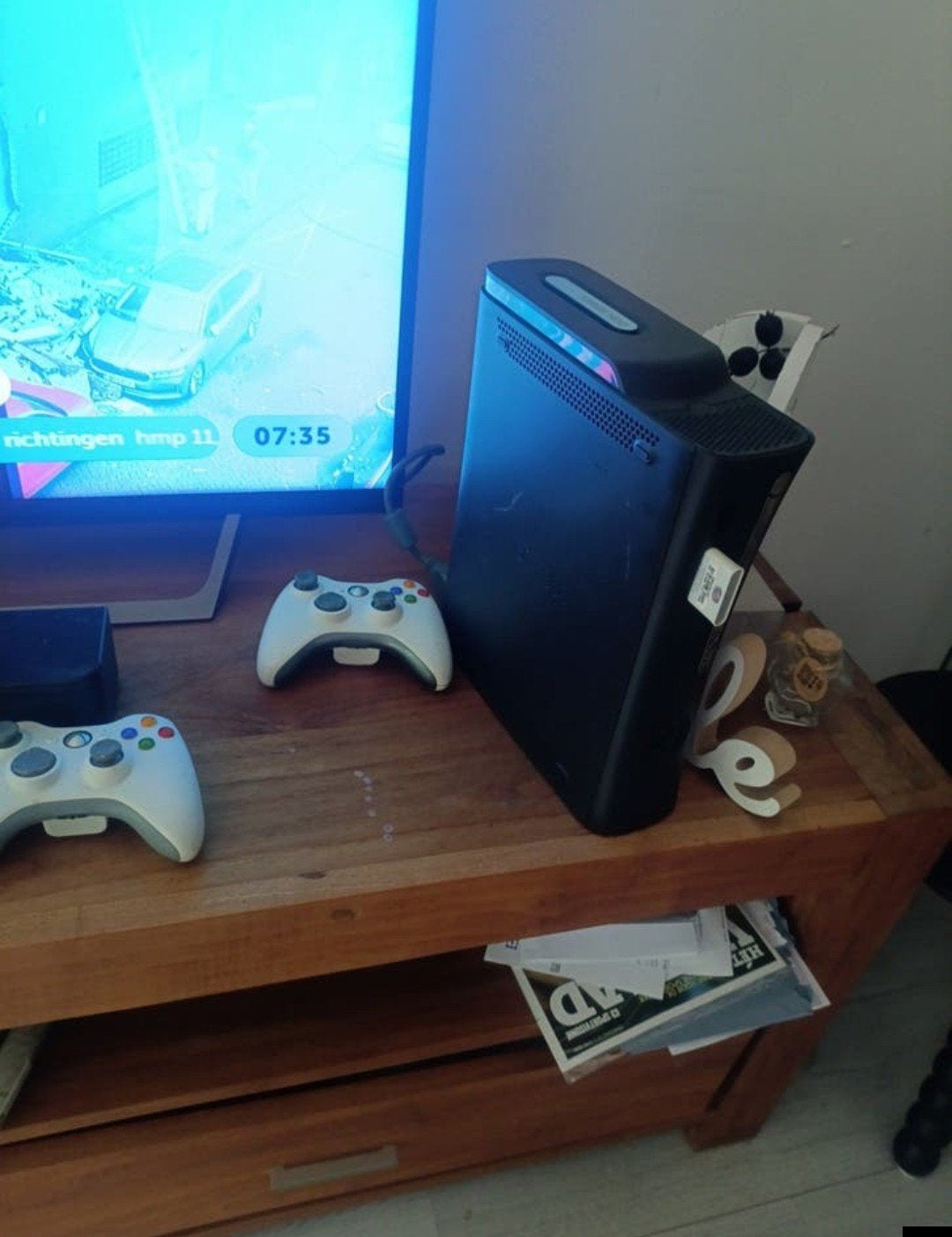 Xbox 360 met 2 spellen 30 euro, Ophalen