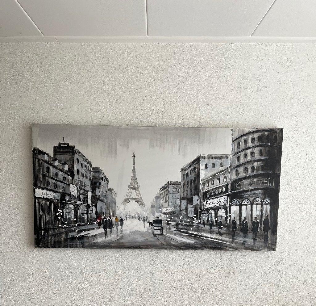 Schilderij Parijs, Antiek en Kunst, Ophalen