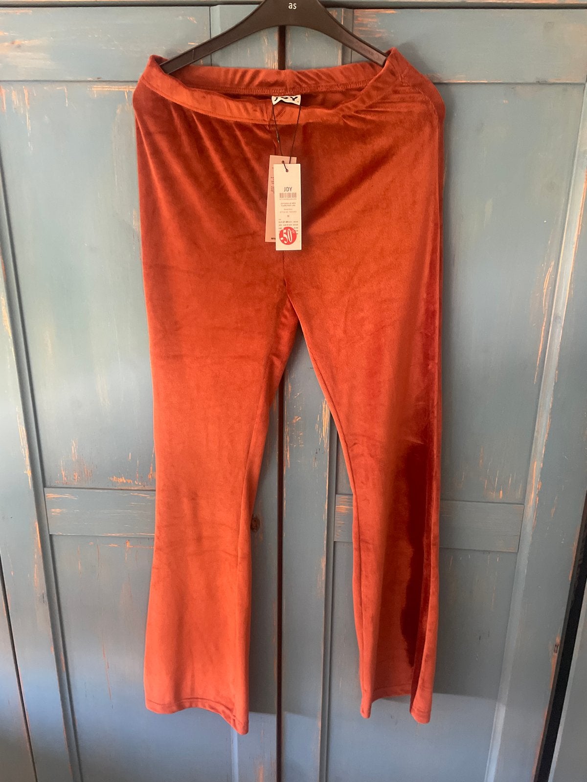 JDY Camillie Nieuwe Flared Broek - Brandy Bruin, Maat 38/40 (M), Bruin, Nieuw, Ophalen of Verzenden