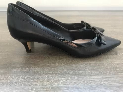 Dune London pumps zwart maat 39 met klein hakje, Pumps, Zwart, Ophalen of Verzenden, Zo goed als nieuw