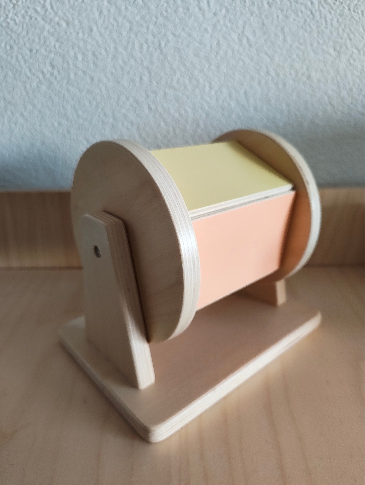 Oh My Baby Montessori draaiende trommel – houten babyspeelgo, Ophalen, Zo goed als nieuw, Overige typen