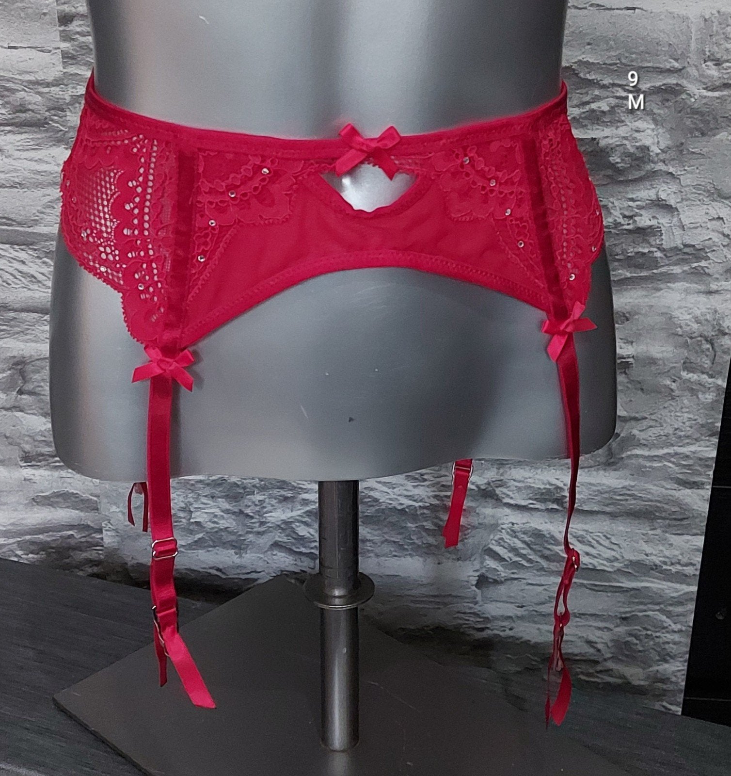 Sexy Rode jarretelgordel met kant en strikjes, Hunkemöller, Ophalen of Verzenden, Rood, Overige typen