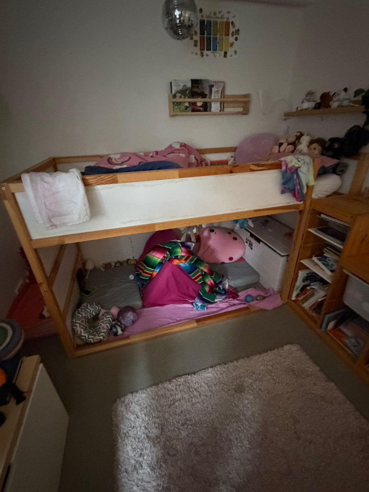 Ikea hoogslaper en trapje, Ophalen, Gebruikt, Hoogslaper