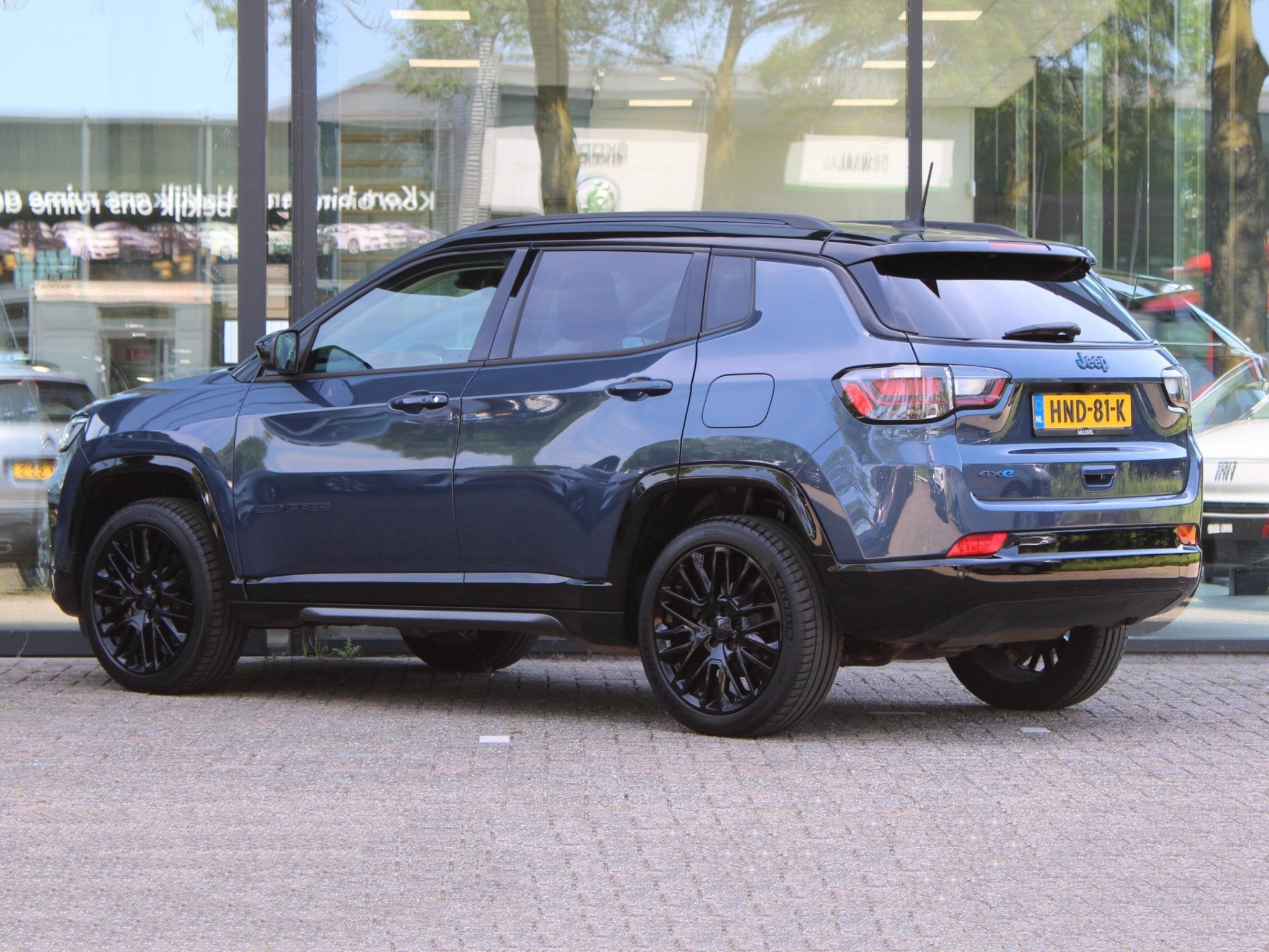 Jeep Compass 4xe 240 Plug-in Hybrid Electric S | Navi / Lede, Auto's, Jeep, Automaat, 12 maanden, Euro 6, 4 cilinders