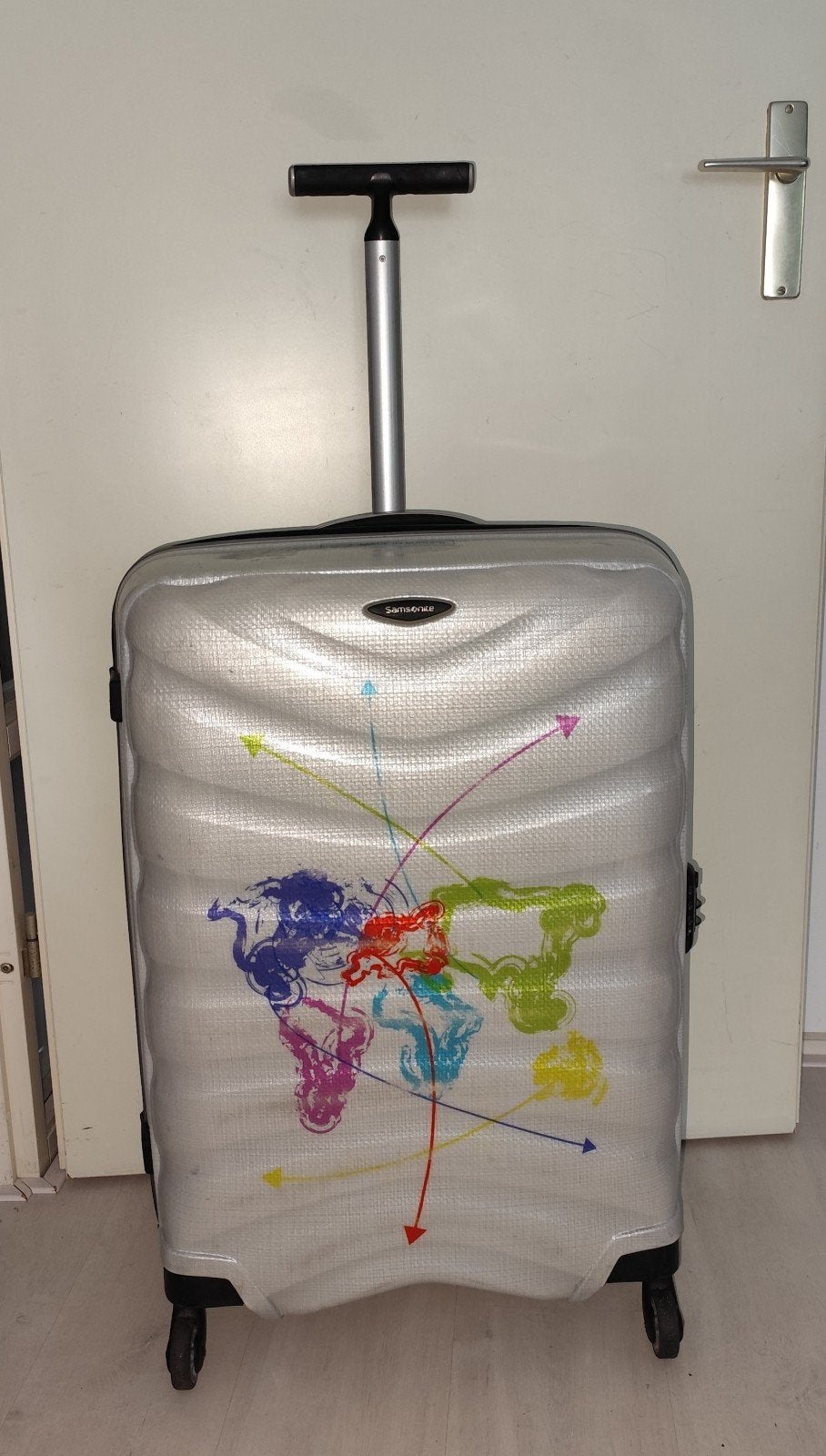 Grote koffer Samsonite 4vier wielen met Tsa-Slot 75x52x31 cm, Hard kunststof, 45 tot 55 cm, Ophalen of Verzenden, Zo goed als nieuw