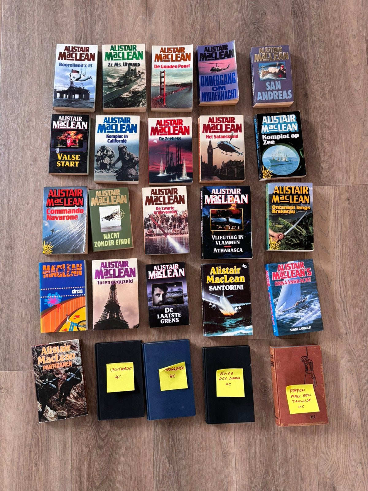 ALISTAIR MACLEAN - Diverse titels 25x (NL), Ophalen of Verzenden, Gelezen