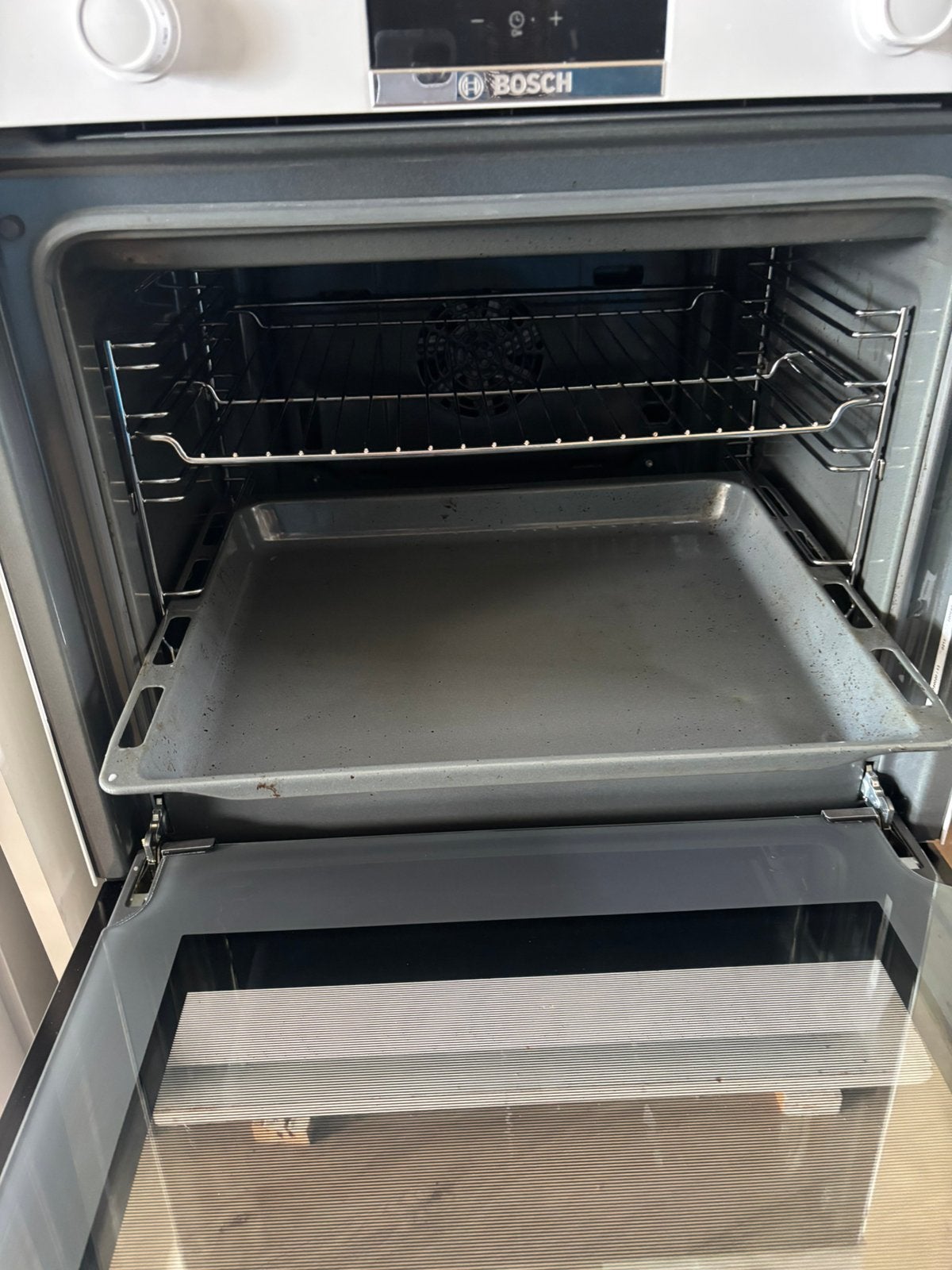 Bosch serie 4 fornuis, Witgoed en Apparatuur, Ophalen, 4 kookzones, Zo goed als nieuw, Inductie