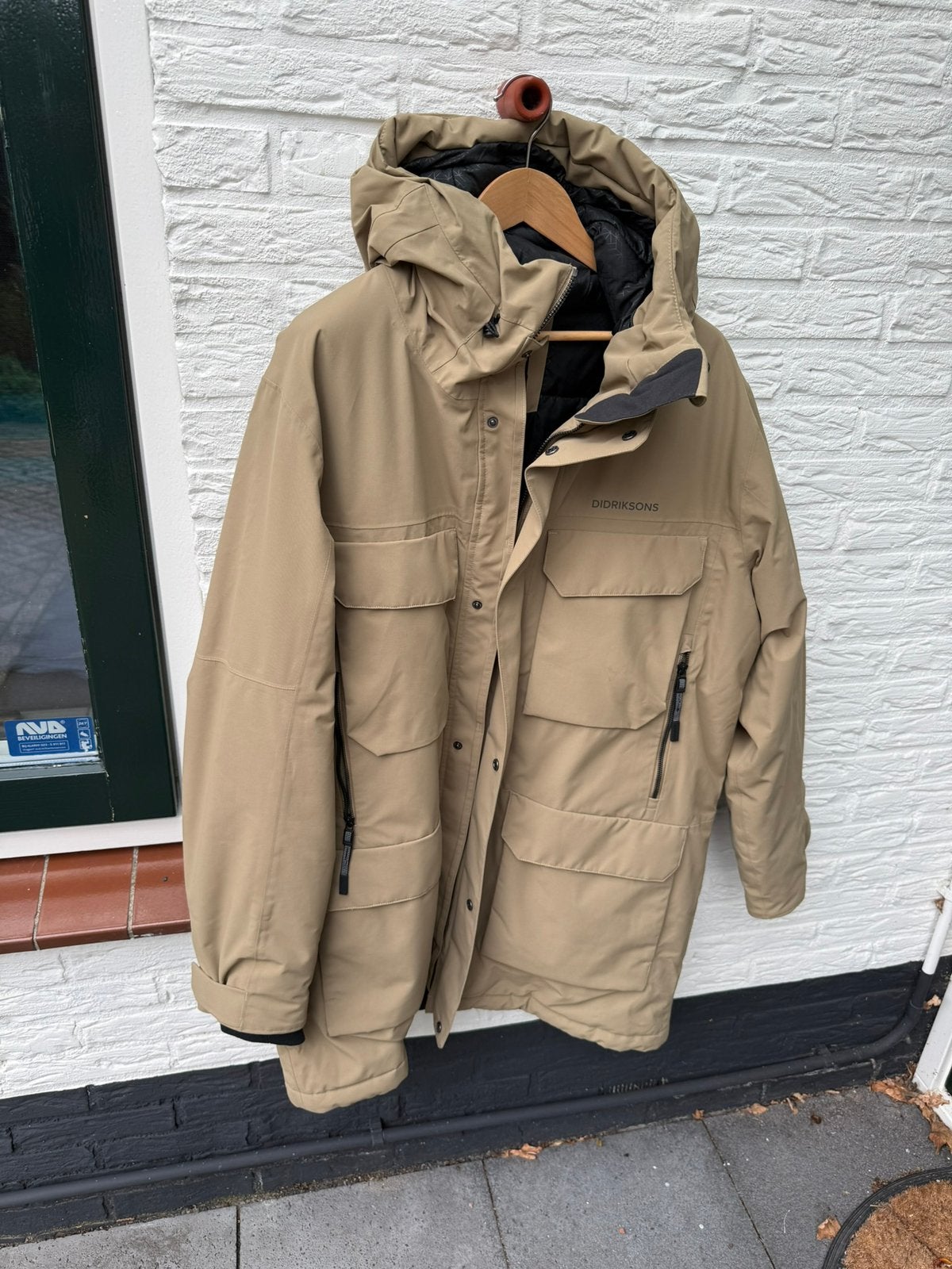Didrikson winterjas-unisex xxl, Ophalen of Verzenden, Zo goed als nieuw, Bruin