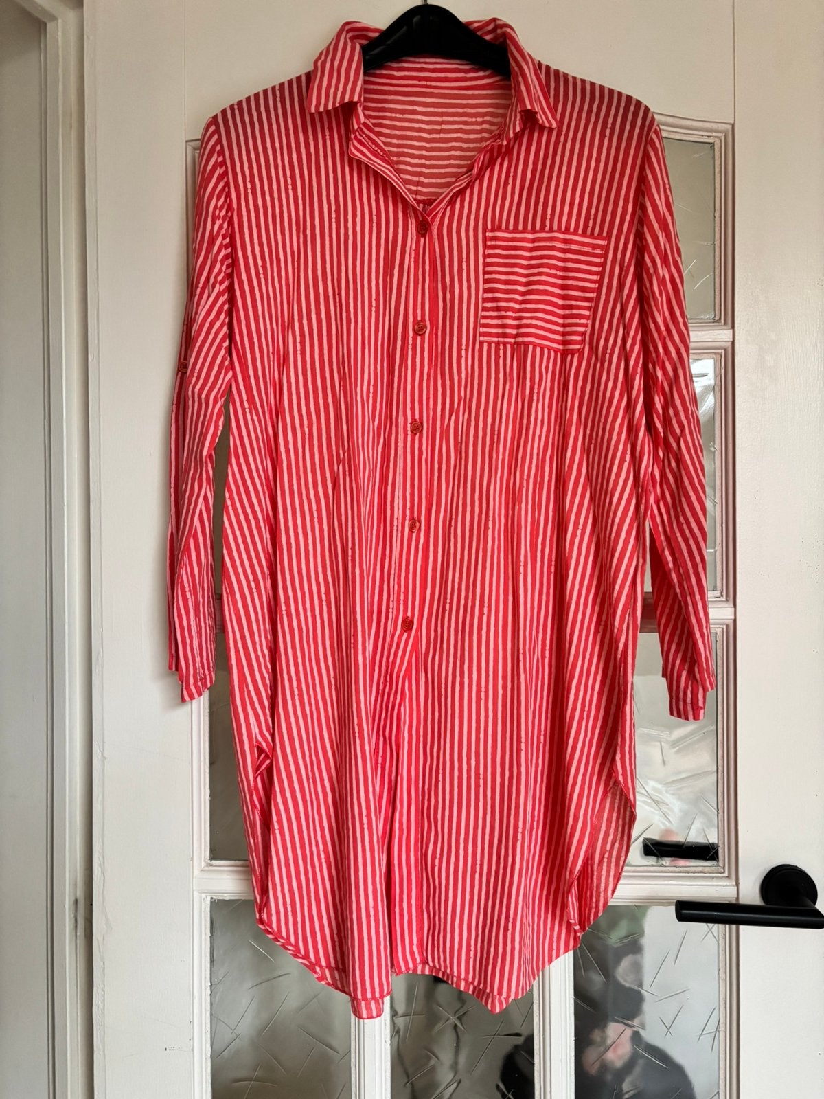 Blouse Xl, Ophalen of Verzenden, Zo goed als nieuw, Maat 46/48 (XL) of groter, Rood