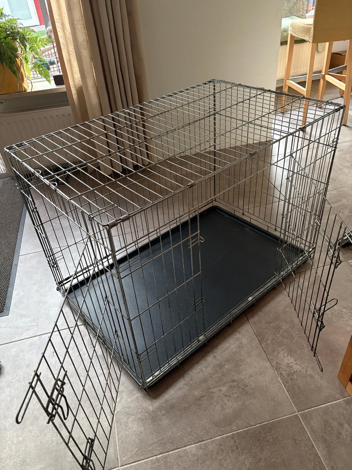 Hondenbench voor (middel)grote hond, Ophalen, Gebruikt