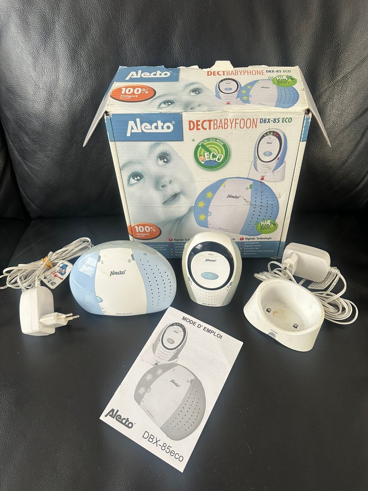 Te koop: goed werkende Alecto babyfoon DBX—85, Ophalen of Verzenden, Zo goed als nieuw, 250 meter of meer