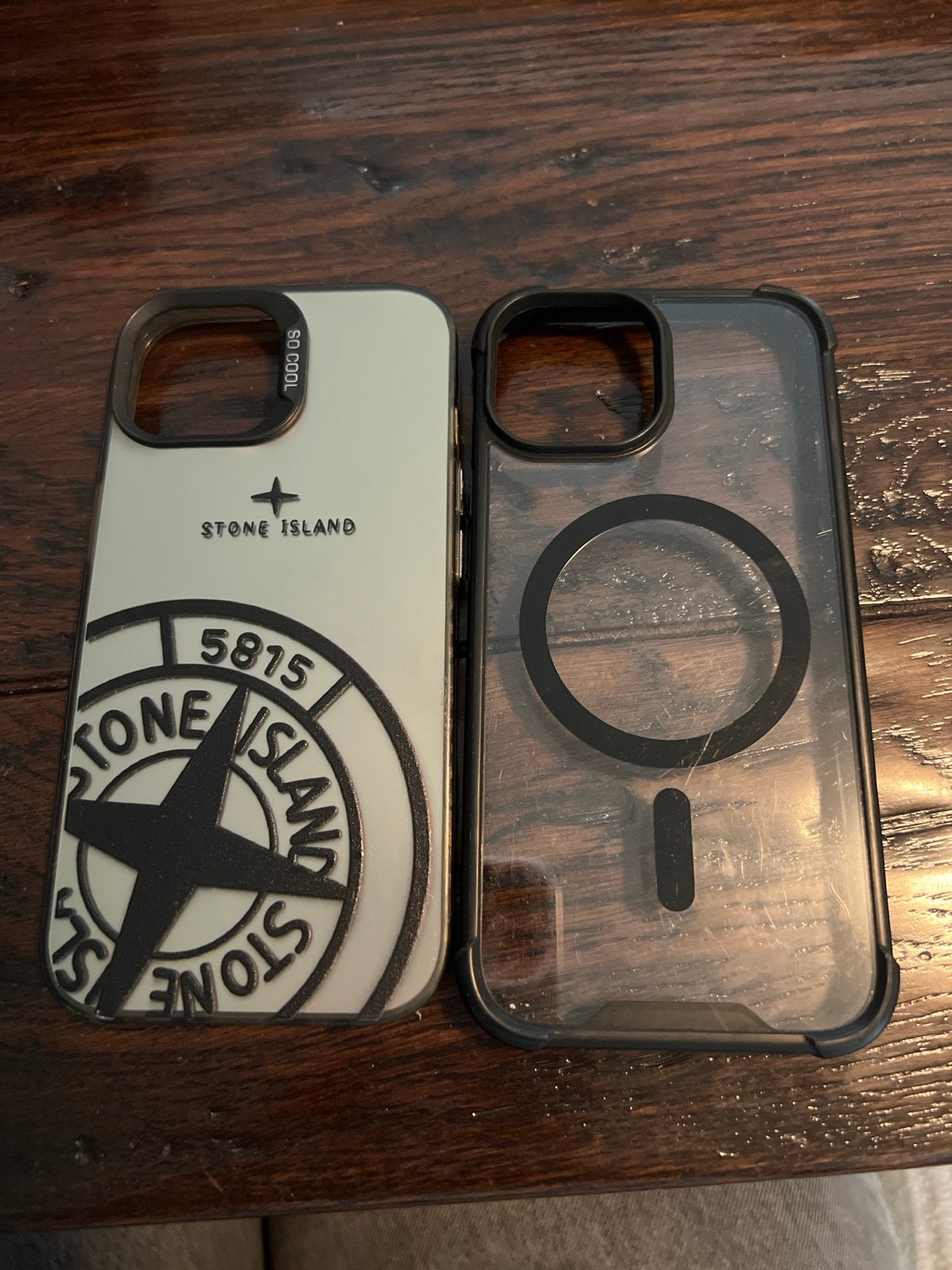 NEP Stone Island iPhone Hoesje  en hoesje met MagSafe, Kunststof, Gebruikt, MagSafe, Hoesje of Tasje