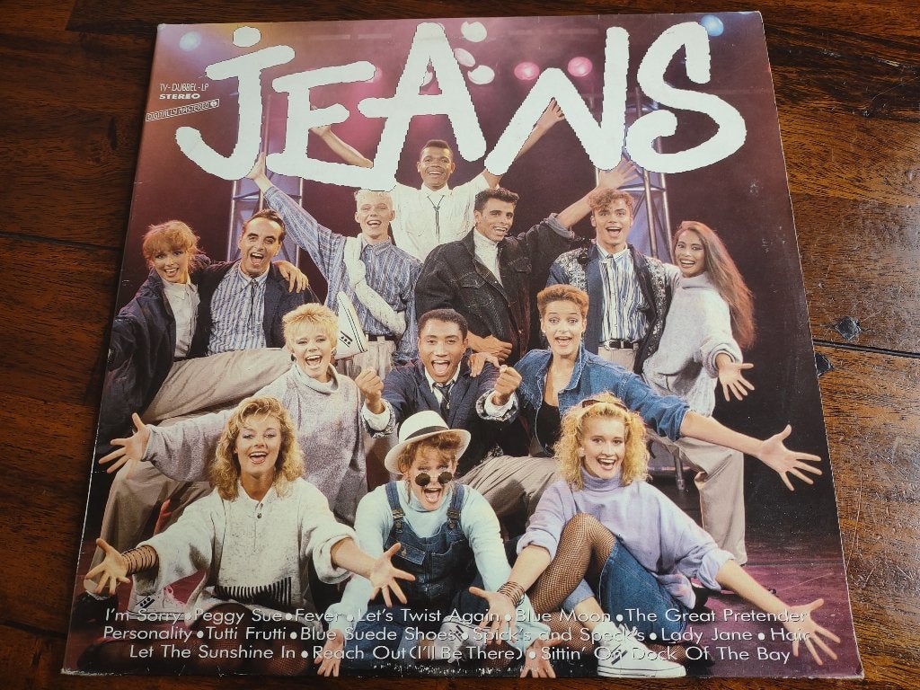 2 LP - The Musical Jeans, Cd's en Dvd's, Vinyl | Filmmuziek en Soundtracks, Musical, Ophalen of Verzenden, Zo goed als nieuw, 12 inch