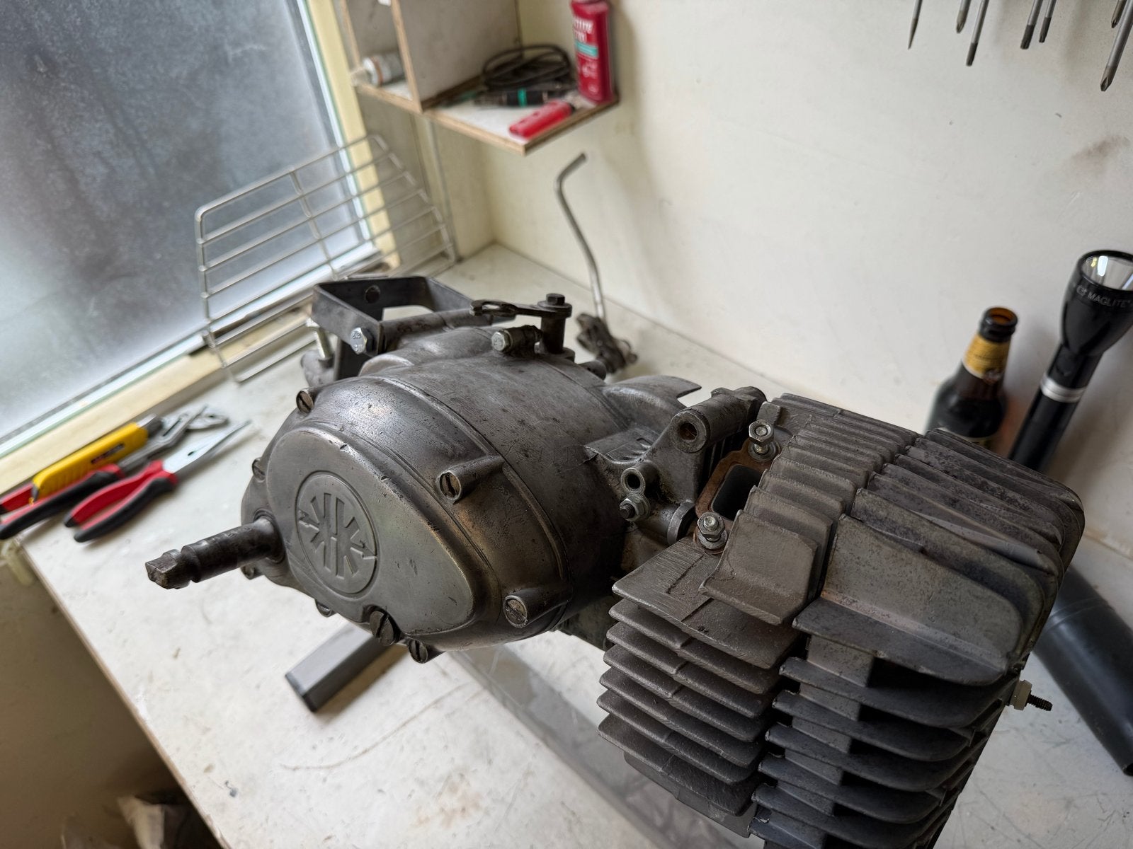 Kreidler 4 bak indirect 60cc, Fietsen en Brommers, Ophalen of Verzenden, Gebruikt, Blok