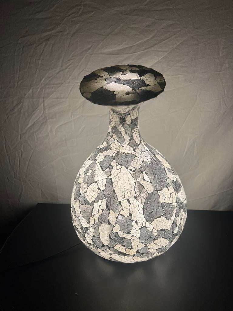 Lamp van mozaïek, Ophalen of Verzenden, Zo goed als nieuw, Glas, Minder dan 50 cm