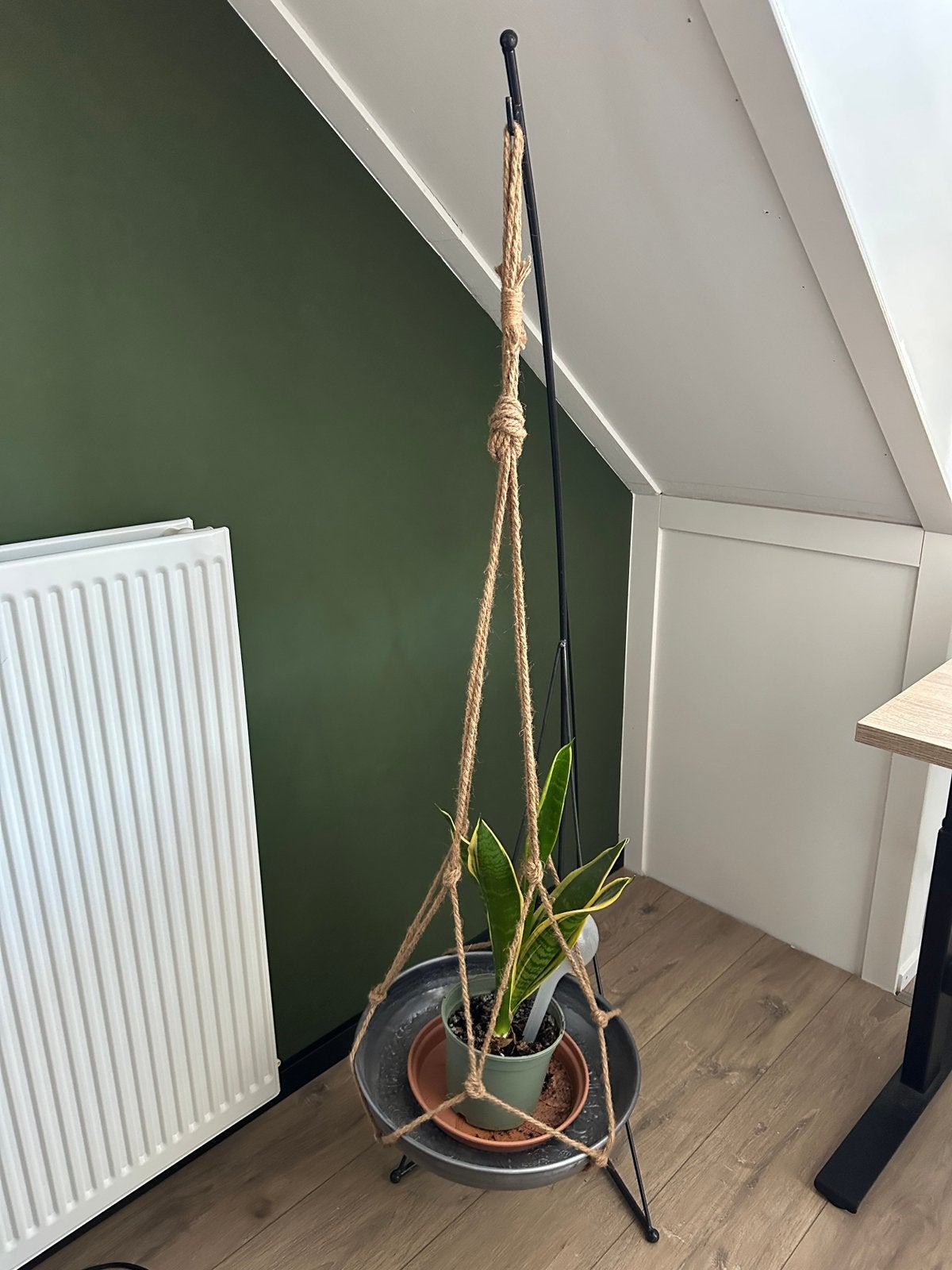 Hang standaard / plantenhanger, Ophalen of Verzenden, Gebruikt