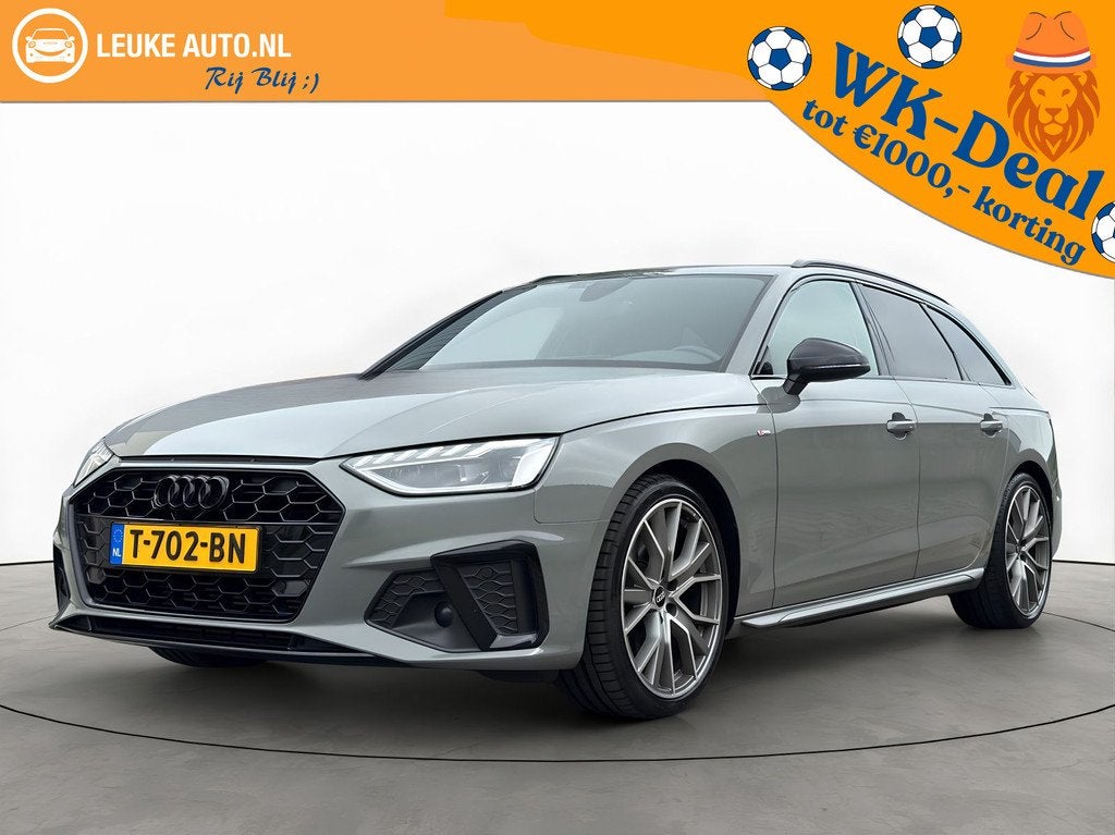 Audi A4 Avant 35 TFSI 3X S-Line *Audi Black Pakket* Camera T, Gebruikt, 4 cilinders, Automatische klimaatregeling, 84 €/maand