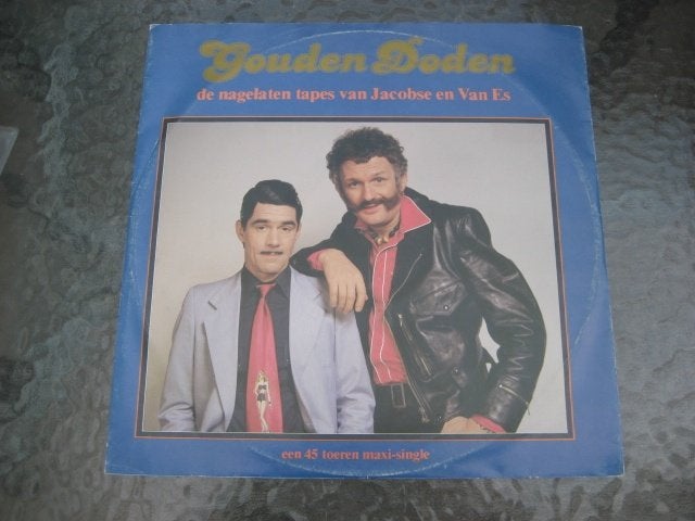 maxi-single Gouden Doden (Jacobse En Van Es), Overige genres, Ophalen of Verzenden, Zo goed als nieuw, 12 inch