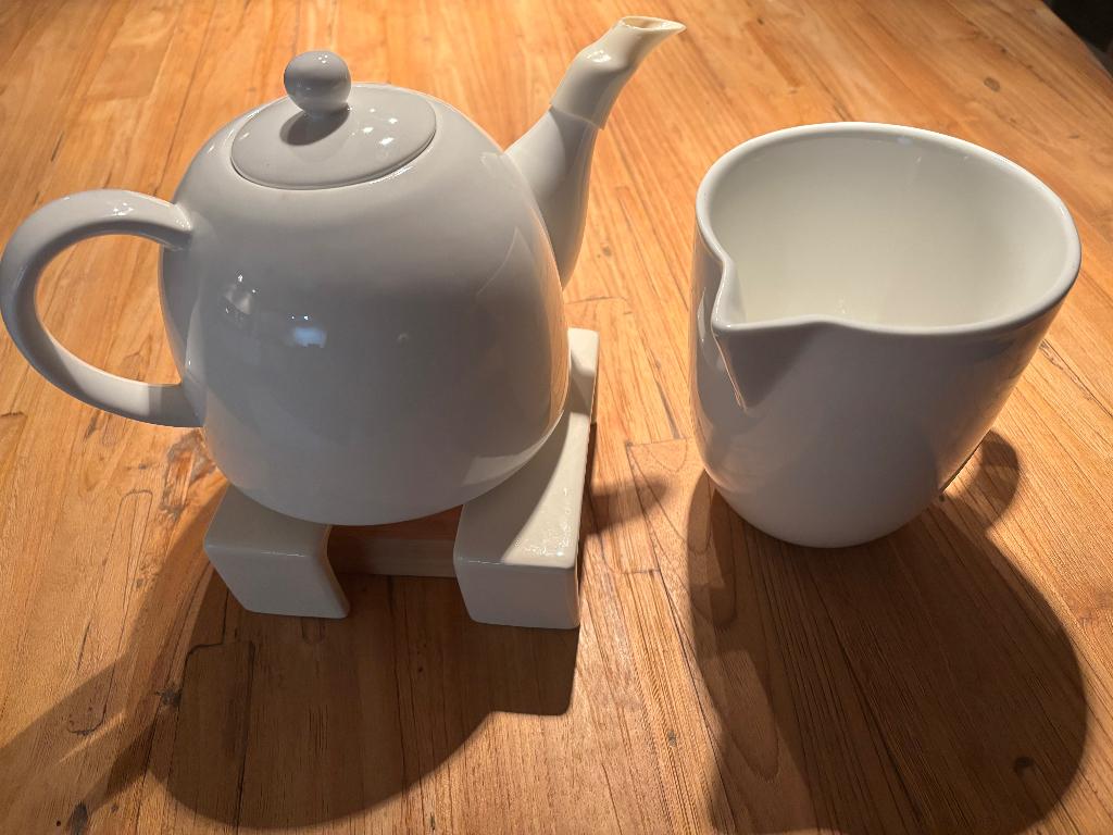 Basic label servies, Ophalen of Verzenden, Zo goed als nieuw, Overige stijlen, Aardewerk