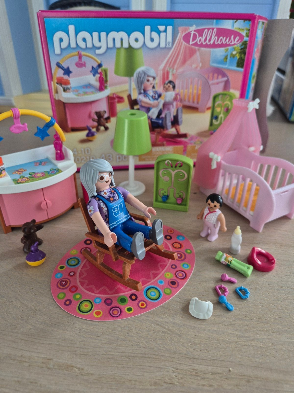 70210 Playmobil Dollhouse Babykamer, Ophalen, Zo goed als nieuw, Jongen of Meisje