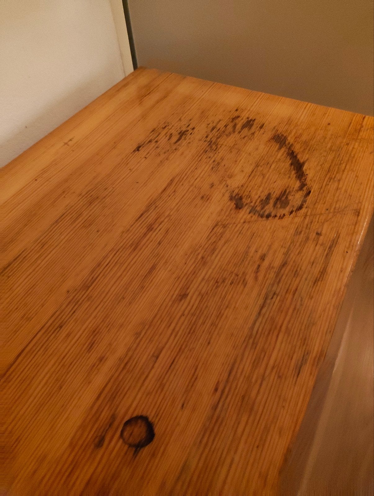 Foto 4 van houten kast met lades