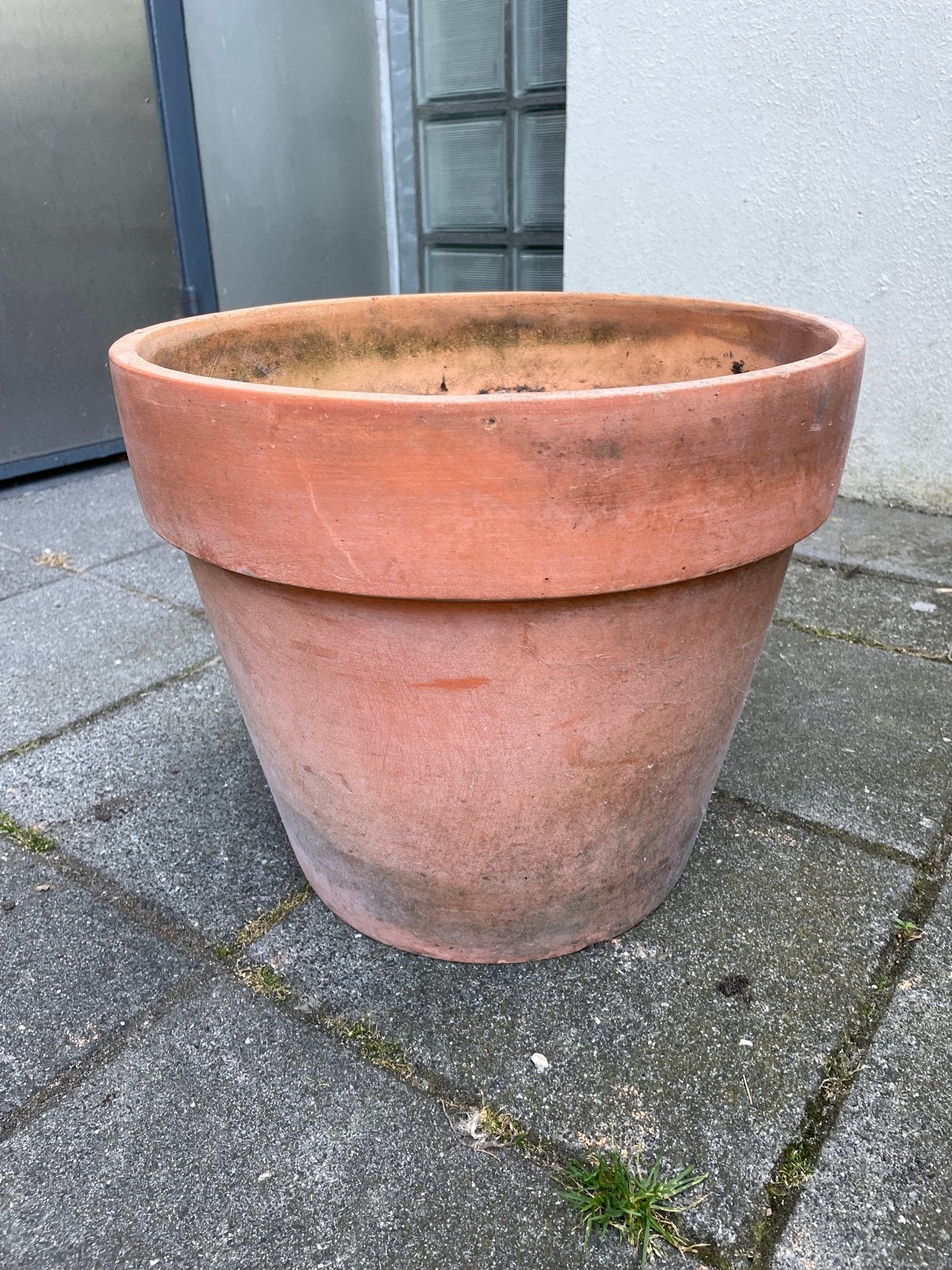 Grote Terracotta Bloempot - IKEA Rohbar, Gebruikt, 40 cm of meer, Rond, Binnen