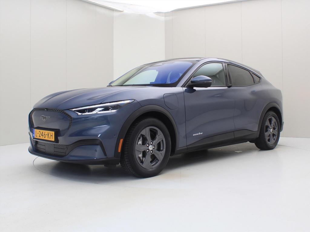 Ford Mustang Mach-E 75kWh 258pk RWD Tech Pack 94% SoH [ TREK, Auto's, Gebruikt, 258 pk, Blauw, Origineel Nederlands