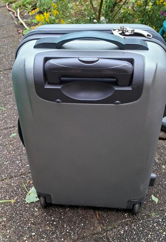 Handige handbagage koffer met wieltjes, Wieltjes, Gebruikt, 50 tot 60 cm, Hard kunststof