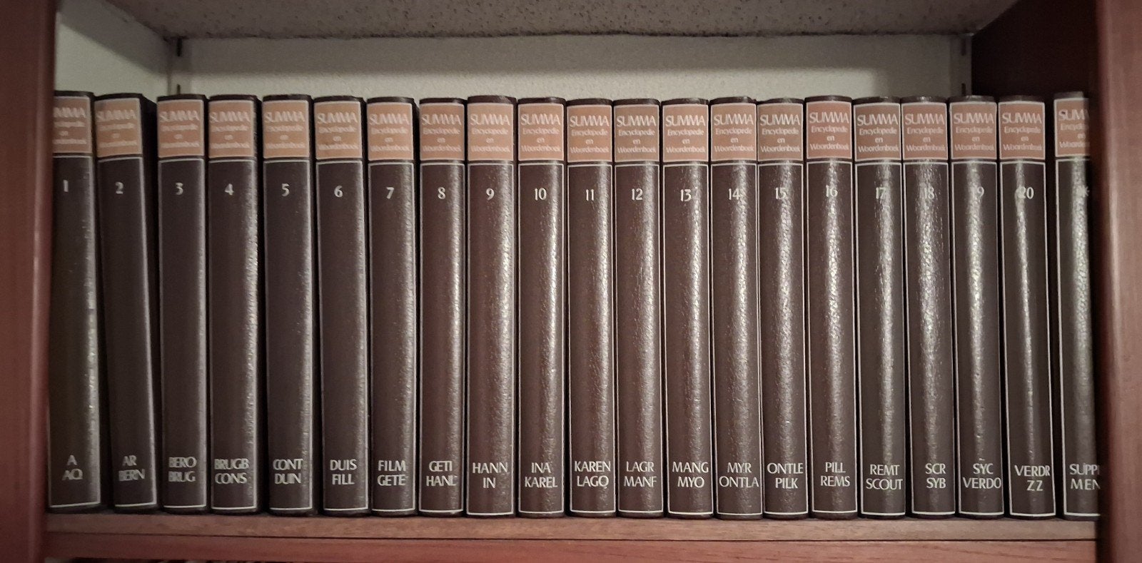 Summa Encyclopedie en Woordenboek in kleur - Complete serie, Ophalen