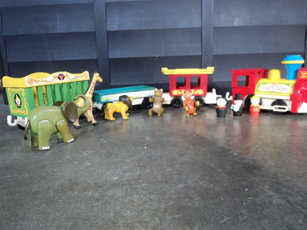 Fisher-Price Circus Trein met Dieren, Verzenden, Zo goed als nieuw, Auto of Voertuig