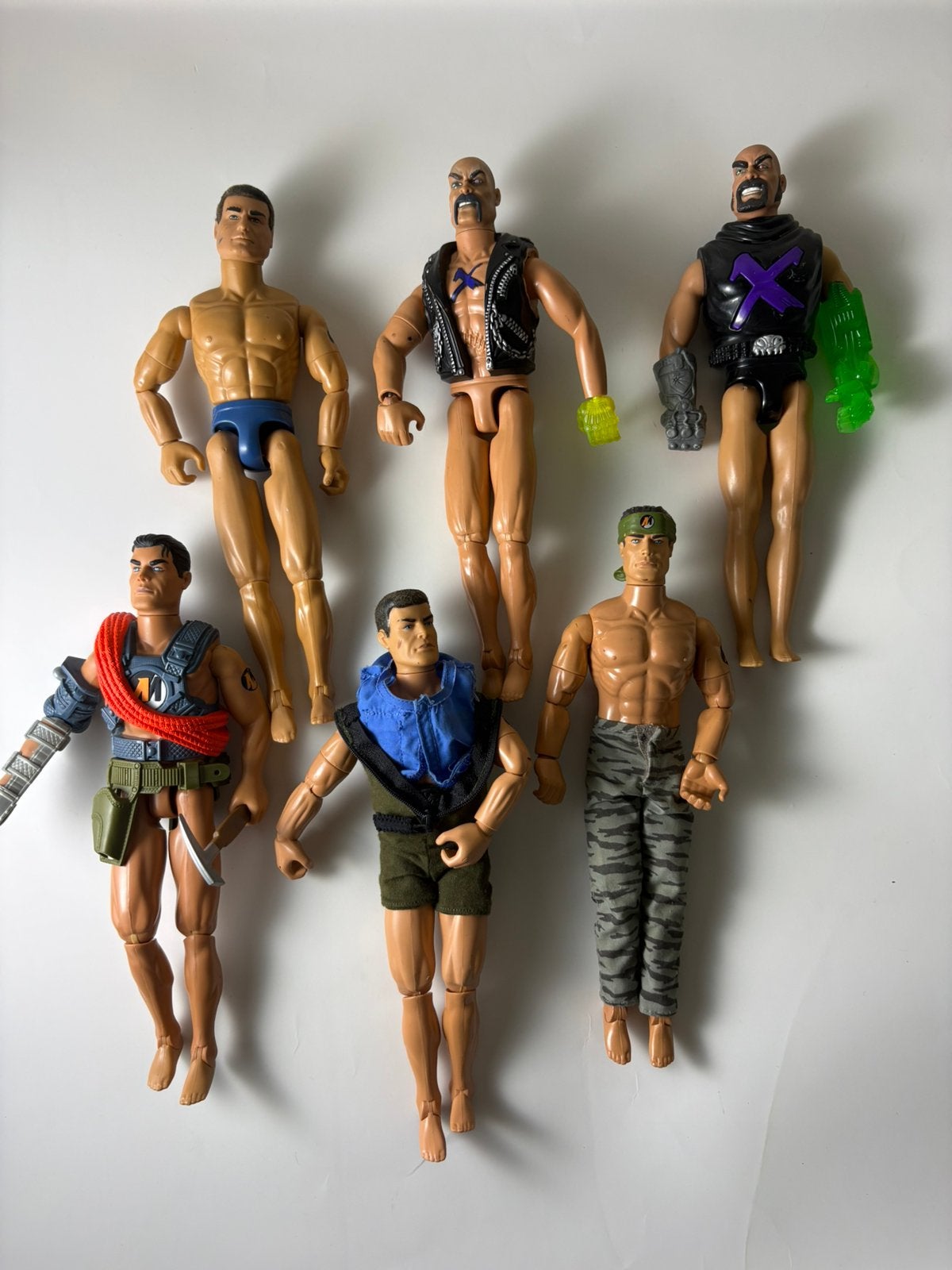 Action Man Figures – 6x – Hasbro 1993 – Vintage Lot, Ophalen of Verzenden, Zo goed als nieuw