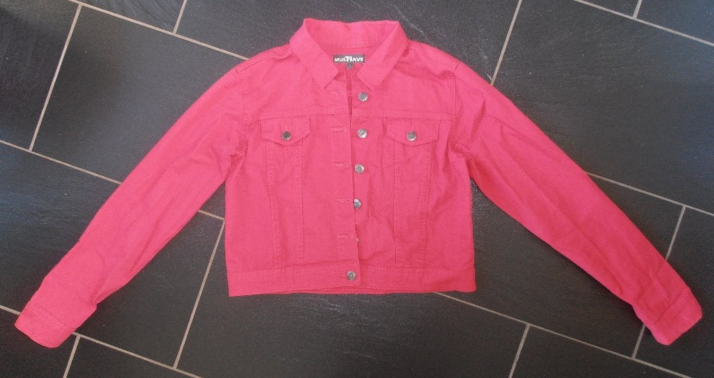 spijkerjas maat M, Kleding | Dames, Maat 38/40 (M), Ophalen of Verzenden, Zo goed als nieuw, Jasje