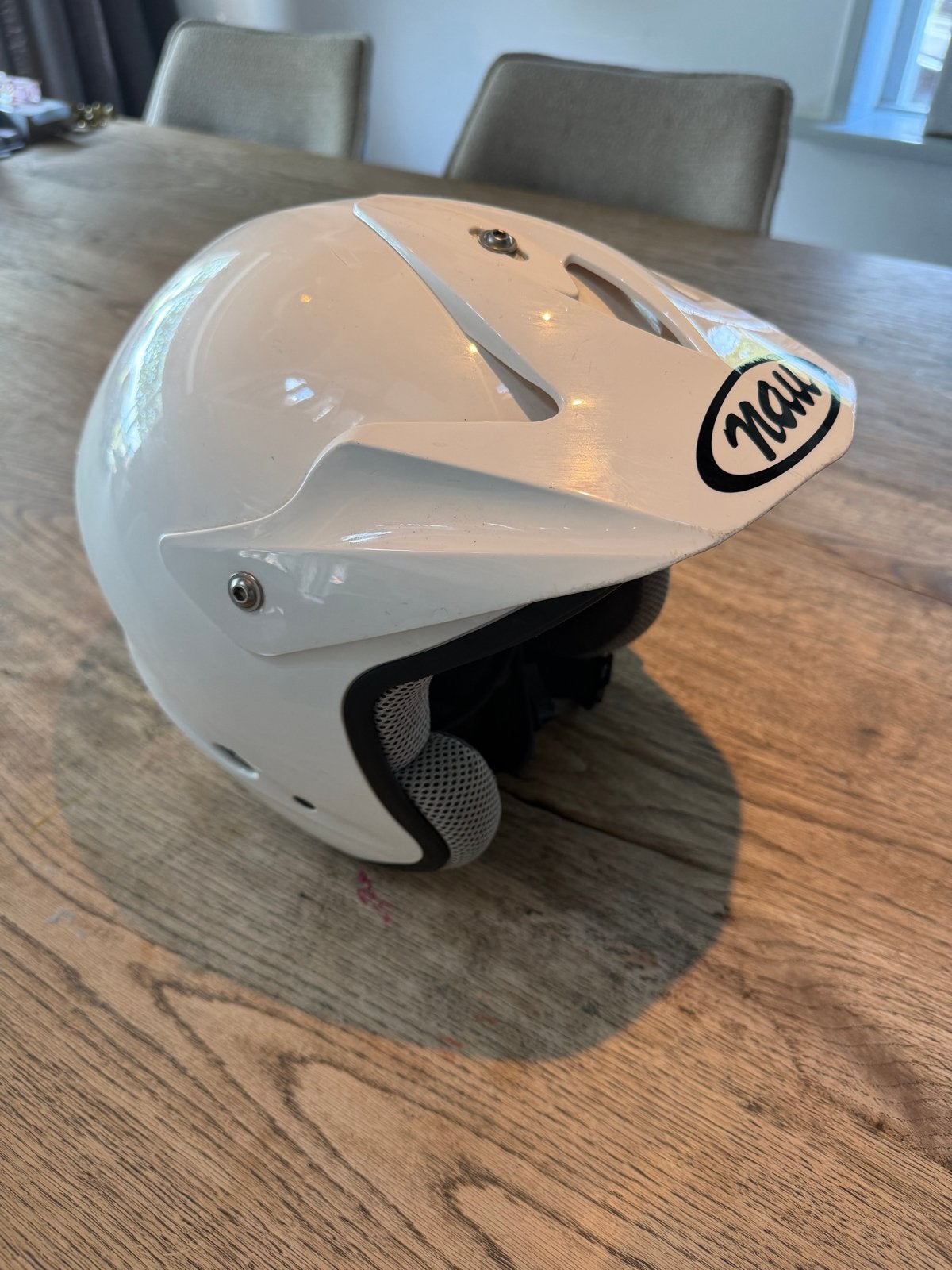 NAU Trailmotorhelm N 400 - Maat S (55/56 cm), Motoren, Ophalen, Tweedehands, Overige typen