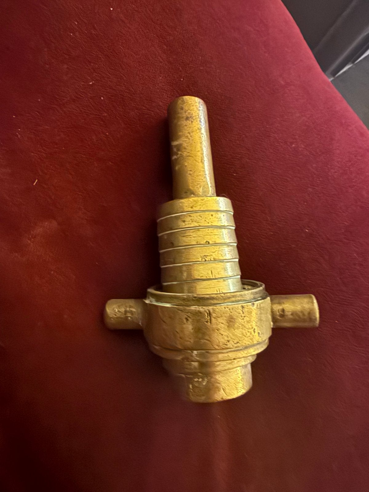 Vintage Koperen Brandweer spuitstuk, Ophalen of Verzenden