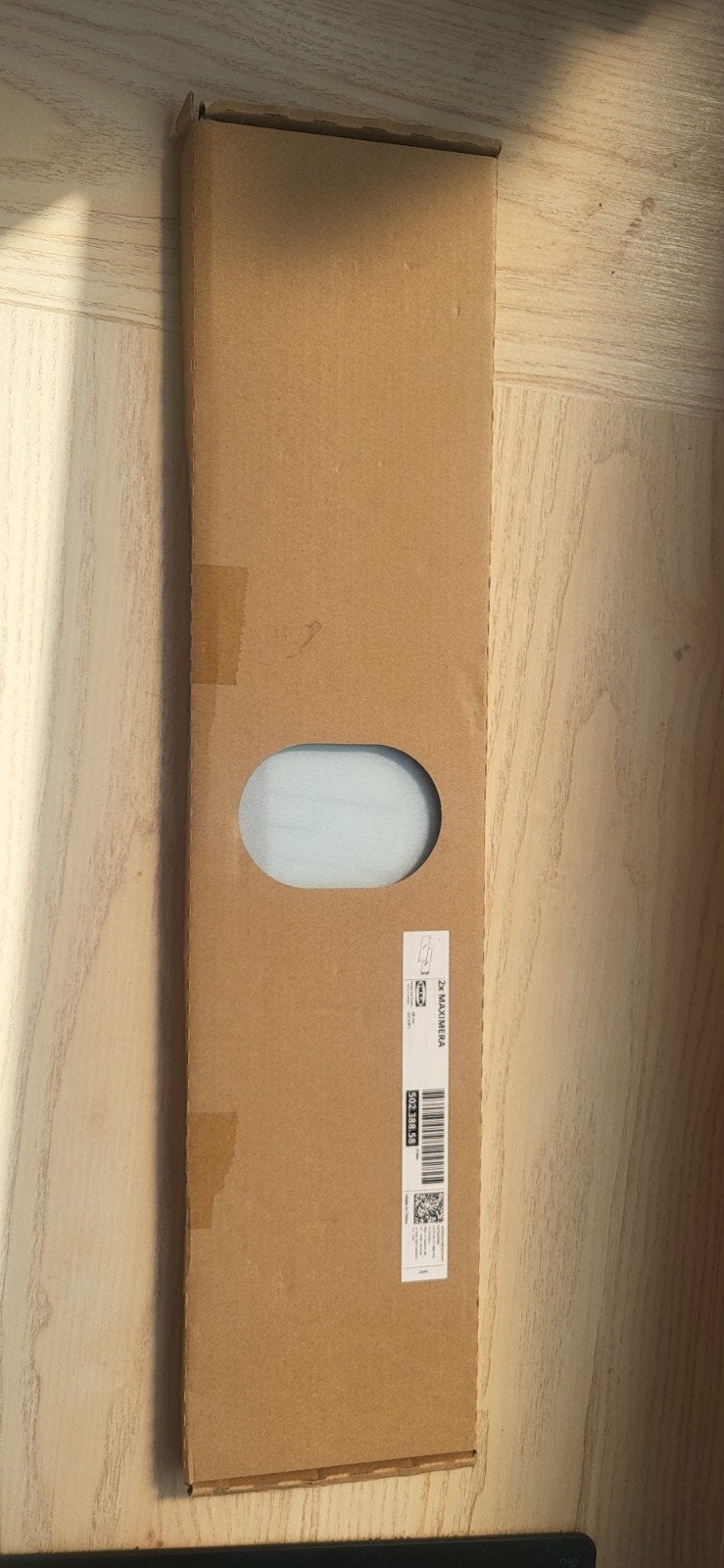 Gratis! IKEA MAXIMERA glazen inzet ladezijkant hoog 60cm, Ophalen, Nieuw
