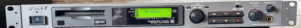Sony MDS-E11 minidisc speler/recorder, Ophalen, Minidisc-recorder