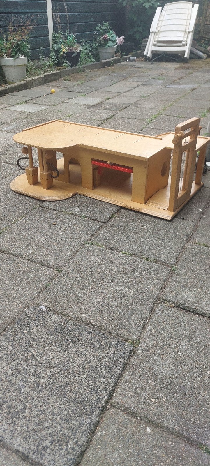 Auto garage, Kinderen en Baby's, Speelgoed | Houten speelgoed, Ophalen