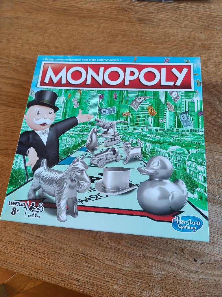 Nieuw Monopoly spel Hasbro metalen tokens, Hobby en Vrije tijd, Gezelschapsspellen | Bordspellen, Ophalen of Verzenden, Nieuw