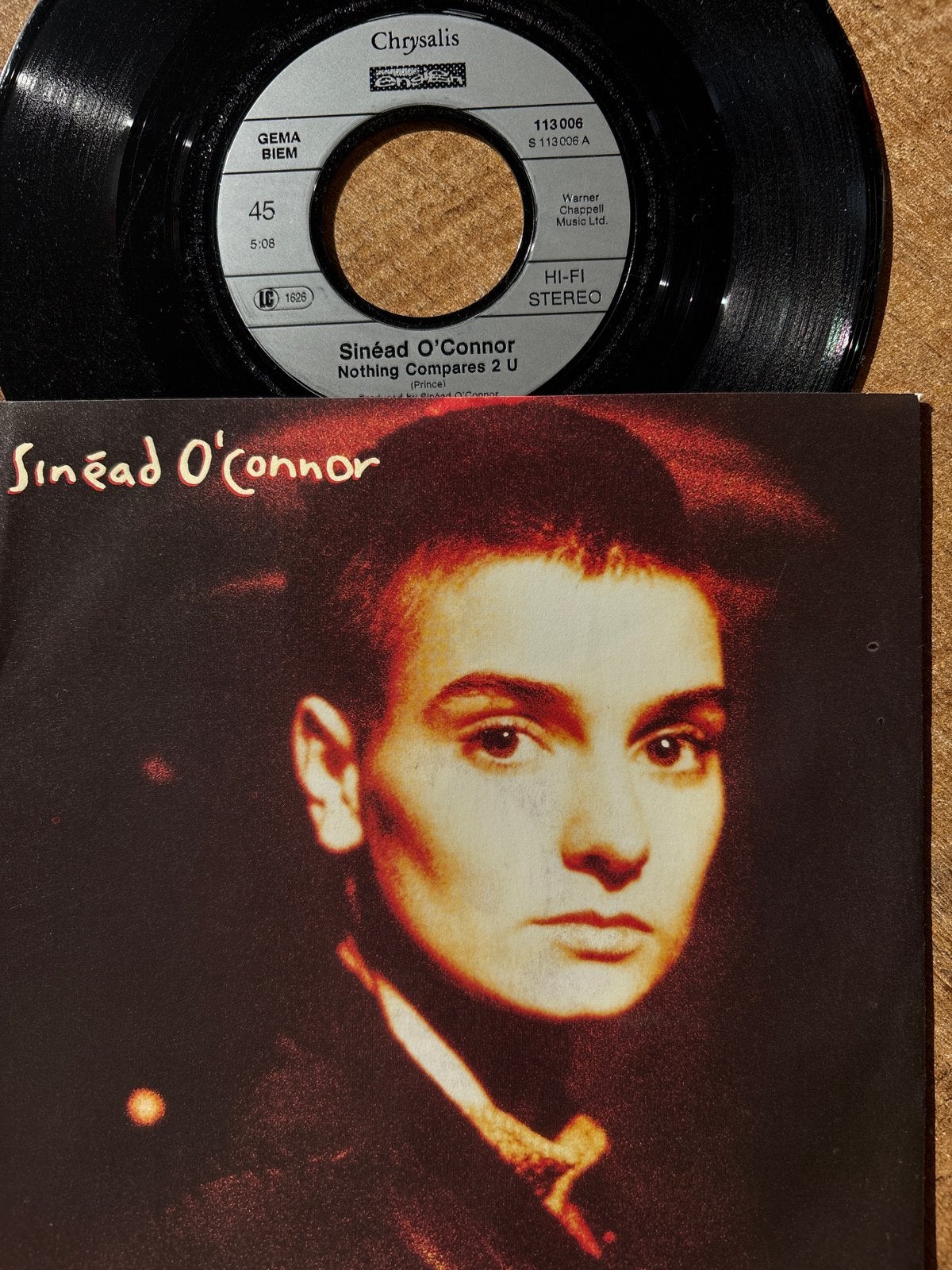 Sinéad O'Connor - Nothing Compares 2 U (Vinyl Single), Gebruikt, 7 inch, Ophalen of Verzenden, Pop