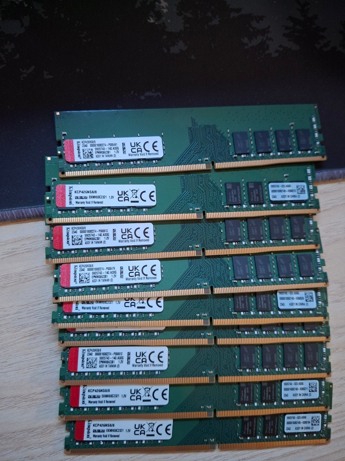 8 GB DDR4 Kingston PC /server RAM, Computers en Software, RAM geheugen, Gebruikt, DDR4, 8 GB, Ophalen of Verzenden