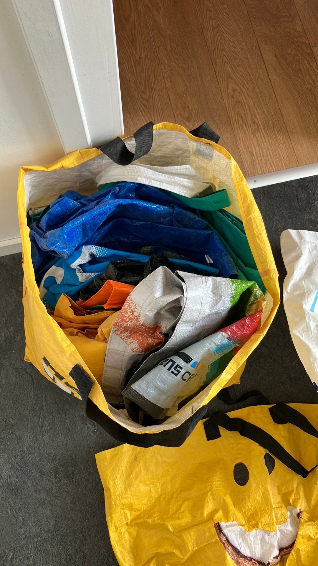 Gratis boodschappentassen, Ophalen, Gebruikt