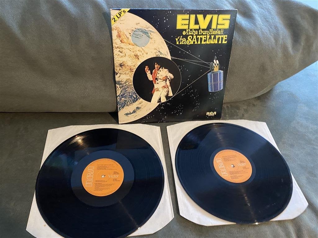 Elvis Presley aloha from hawaii via satellite dubbel lp [428, Verzenden, Zo goed als nieuw, LP