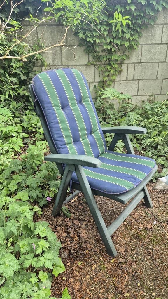 tuinmeubelen, Ophalen, Gebruikt, Kunststof, Verstelbaar