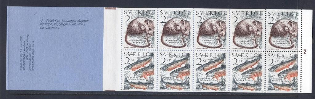 B293 - Zweden automaatboekje michel 104 postfris , Natuur, Verzenden, Zweden, Postfris