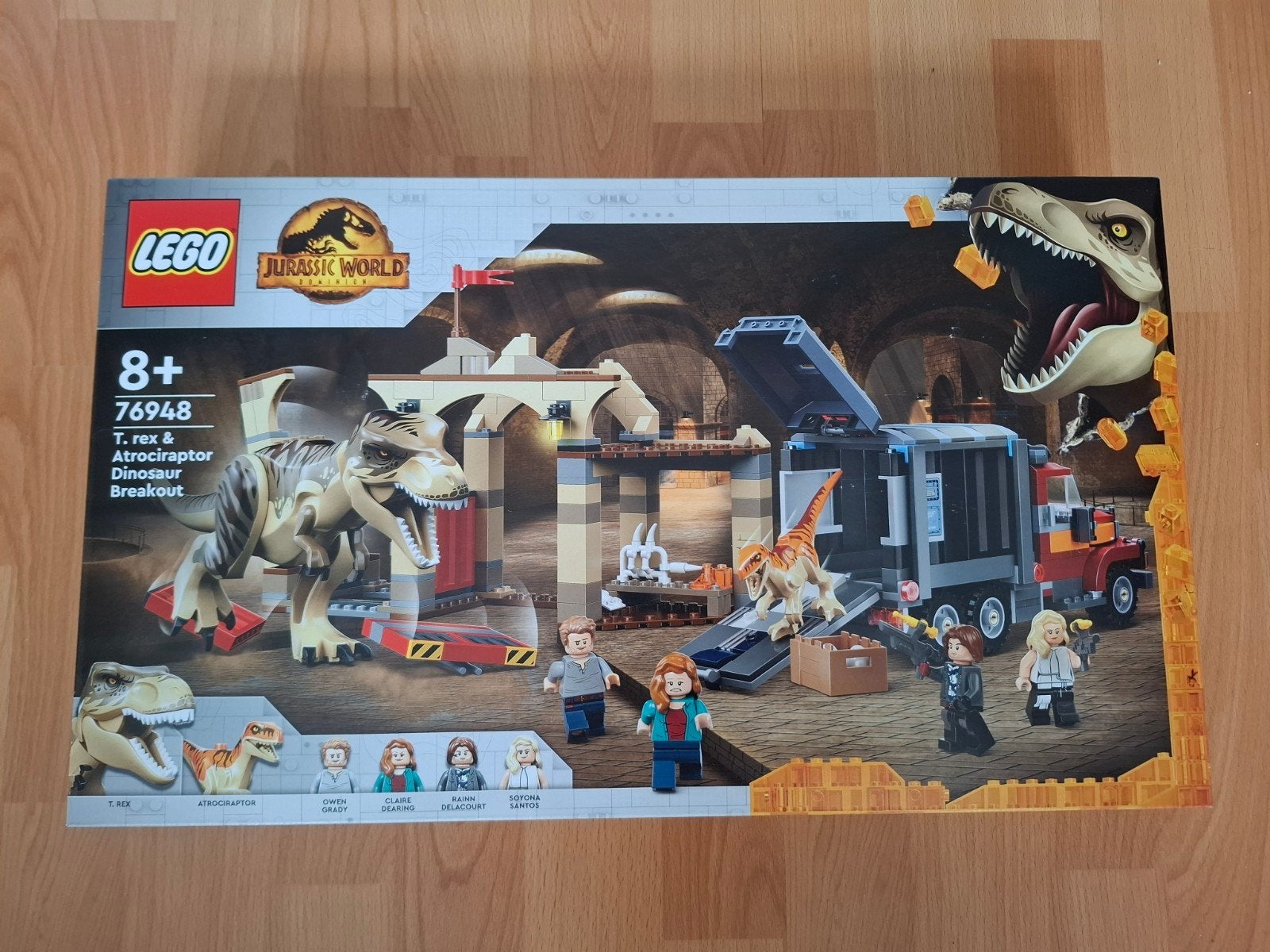 Lego - 76948 - T. rex & Atrociraptor Dinosaur Breakout, Kinderen en Baby's, Speelgoed | Duplo en Lego, Jurassic World, Nieuw, Ophalen of Verzenden