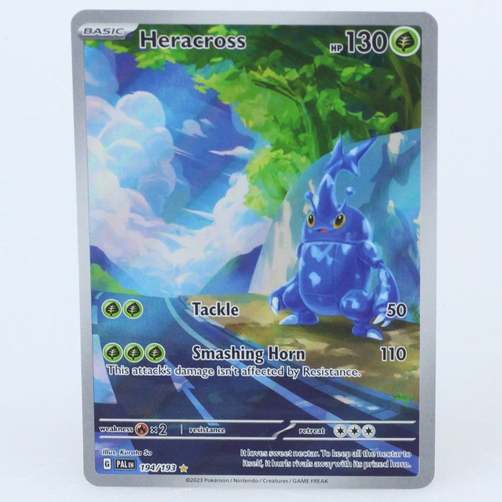 Pokemon Heracross (PAL 194) Near Mint, Pokemon, Gebruikt, Support@pokemon.com, The PokÃ©mon Company
Roppongi Hills Mori Tower 8F
6-10-1 Roppongi, Minato-ku
Tokyo 106-6118
Japan